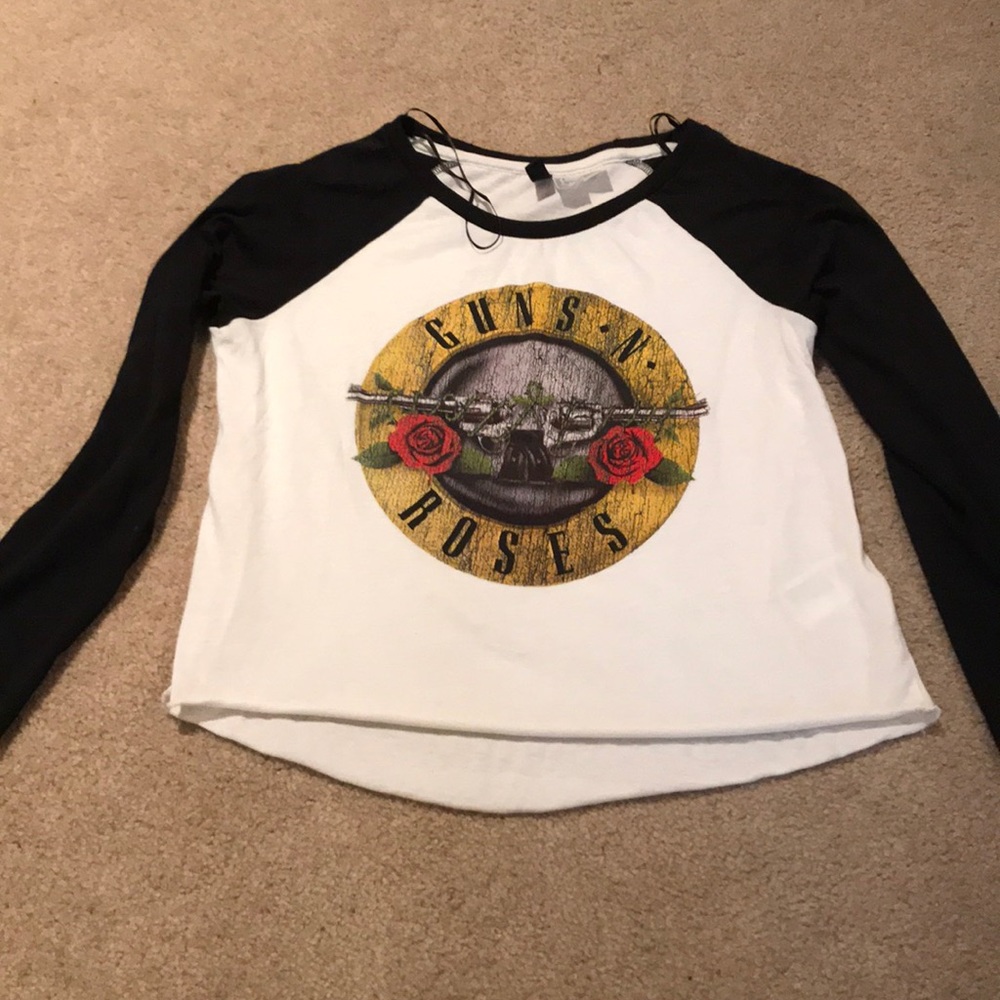 Guns & Roses crop top